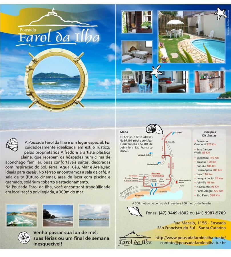 Pousada Farol Da Ilha Residencial Sao Francisco do Sul Exterior foto